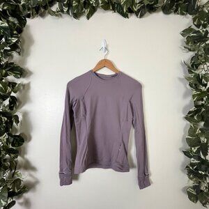 Lululemon Athletic Runderful Long Sleeve Pullover Shirt Violet Verbena Size 4